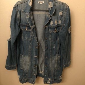 Boohoo Oversized Jean Jacket